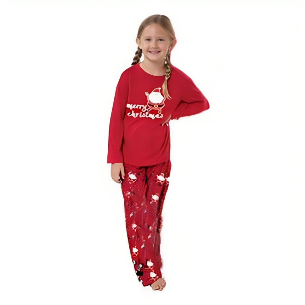 Merry Santa Family Matching Pajama Set - Amzemart