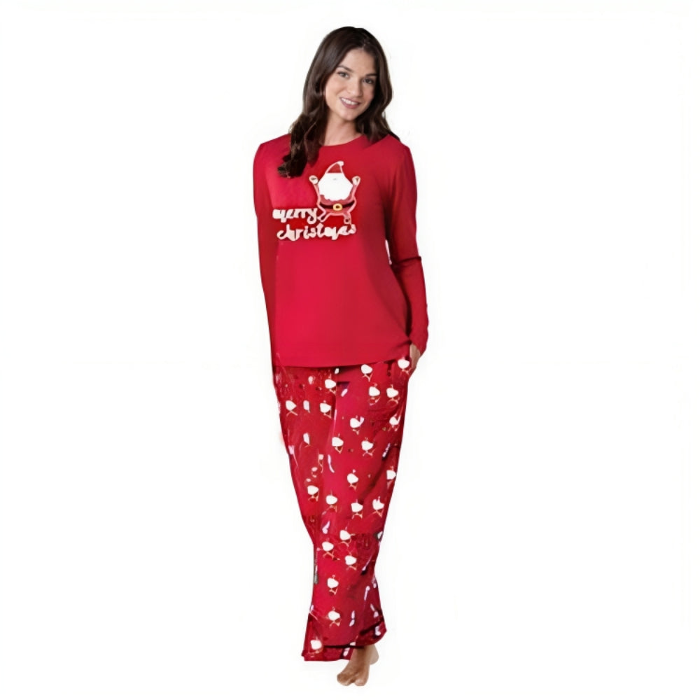 Merry Santa Family Matching Pajama Set - Amzemart