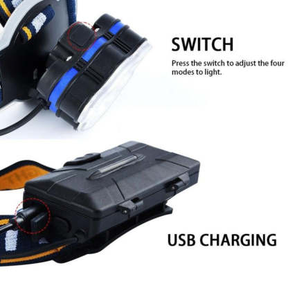 8 Led Super Bright Headlight - FREE SHIP DEALS