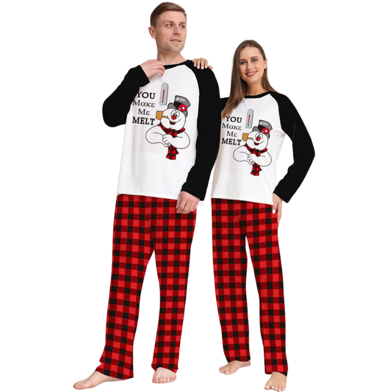 Melting Snow Family Matching Pajama Set - Amzemart