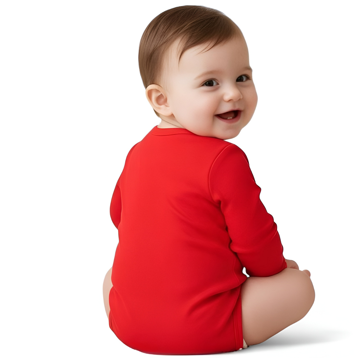 My 1st Christmas Printed Baby Romper