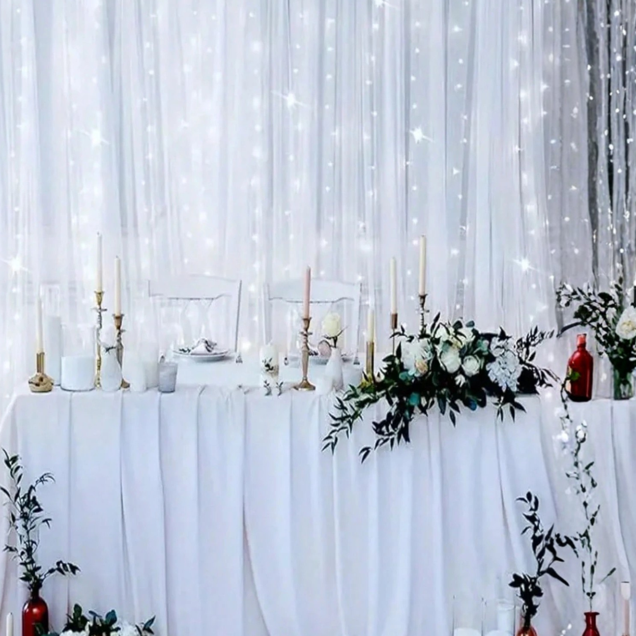 USB Powered LED Curtain Lights With Remote Control