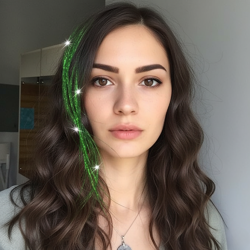 Hair Tinsel Extension Kit With Tools