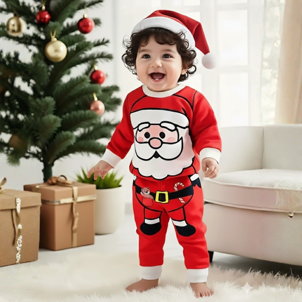 Baby Boy Christmas Cardigan Set