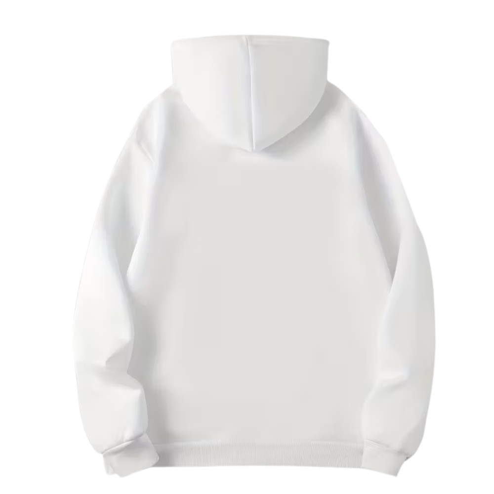 Polyester Blend Casual Zip Up Sweatshirt Hoodie With Kangaroo Pocket