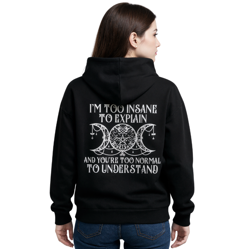 Casual Slogan Printed Hoodie For Women