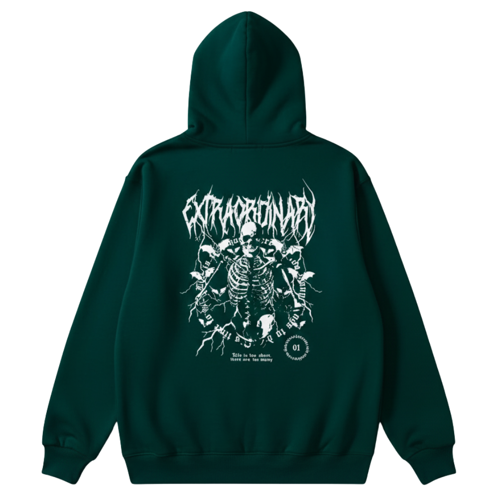 Geometric Long Sleeve Printed Casual Hoodies For Men