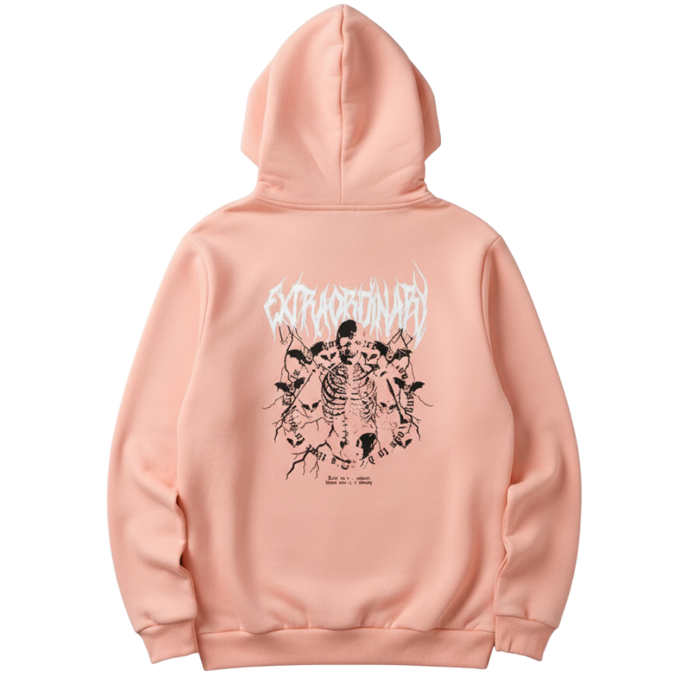 Geometric Long Sleeve Printed Casual Hoodies For Men