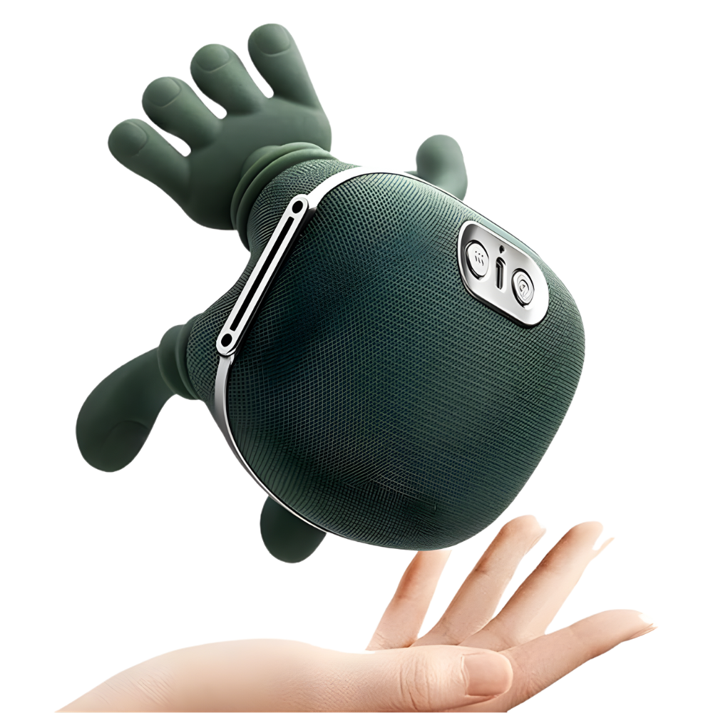 Portable Ergonomic Massage Device With Adjustable Control