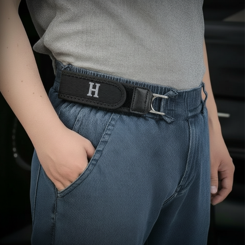 Elastic Belt Hook With Closure Design Strap 