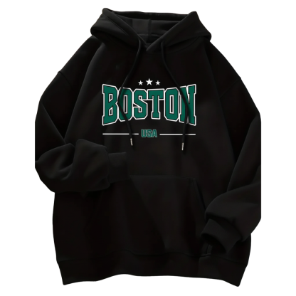 Men BOSTON EST. 1997 Hooded Sweatshirt