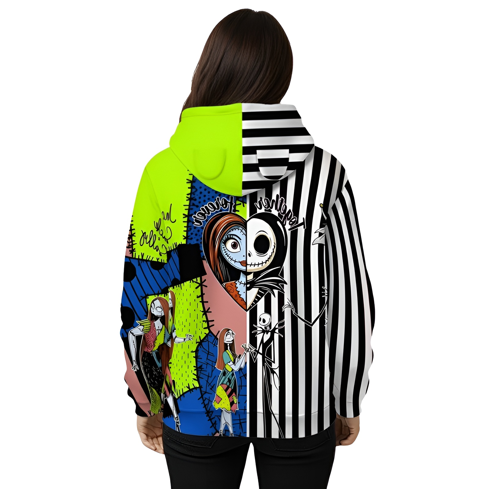 Christmas Hoodie With Pocket For Women With Cat Ear Detail