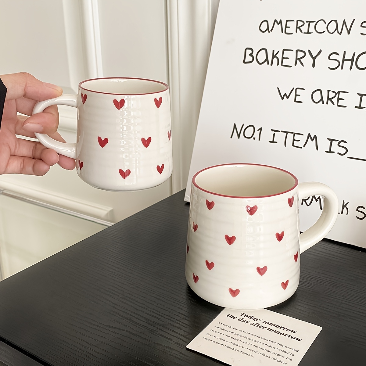 Valentine Themed Ceramic Coffee Mug