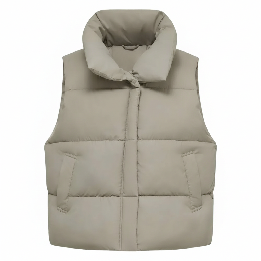 Classic Oversized Sleeveless Puffer Gilet Jacket