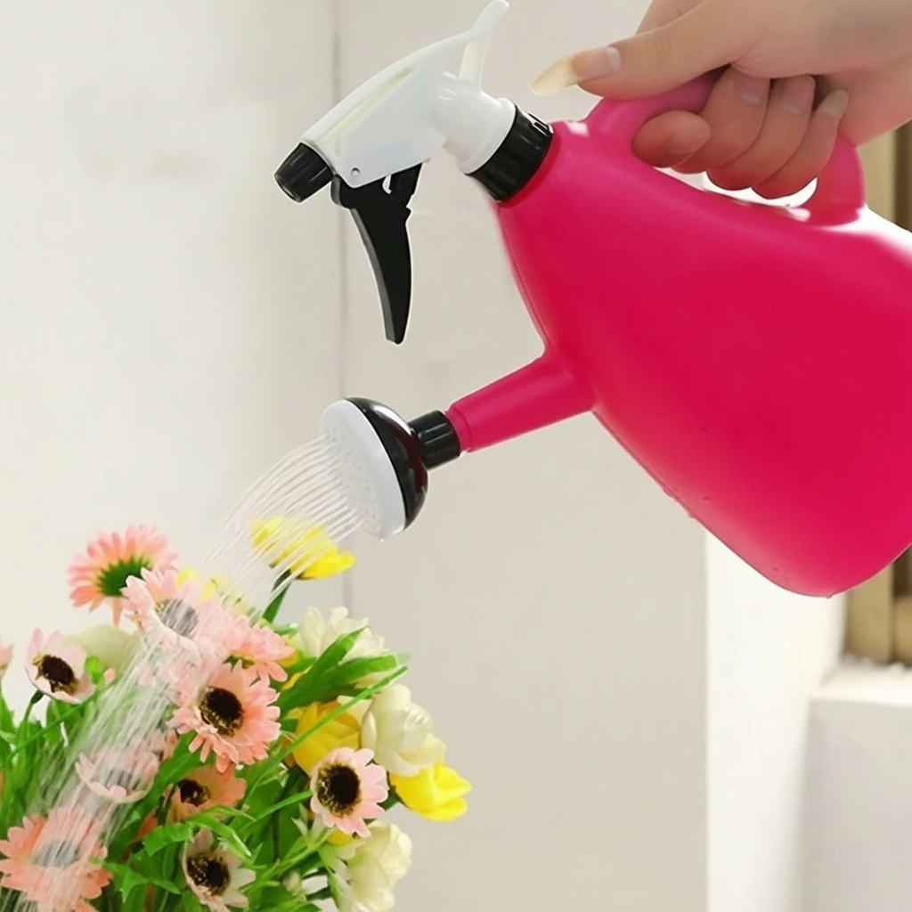 Multifunctional Garden Watering Can With Manual Sprayer For Plants