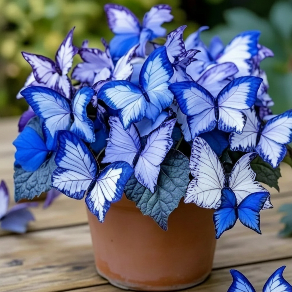  200 Purple And Blue Flower Plant Seeds