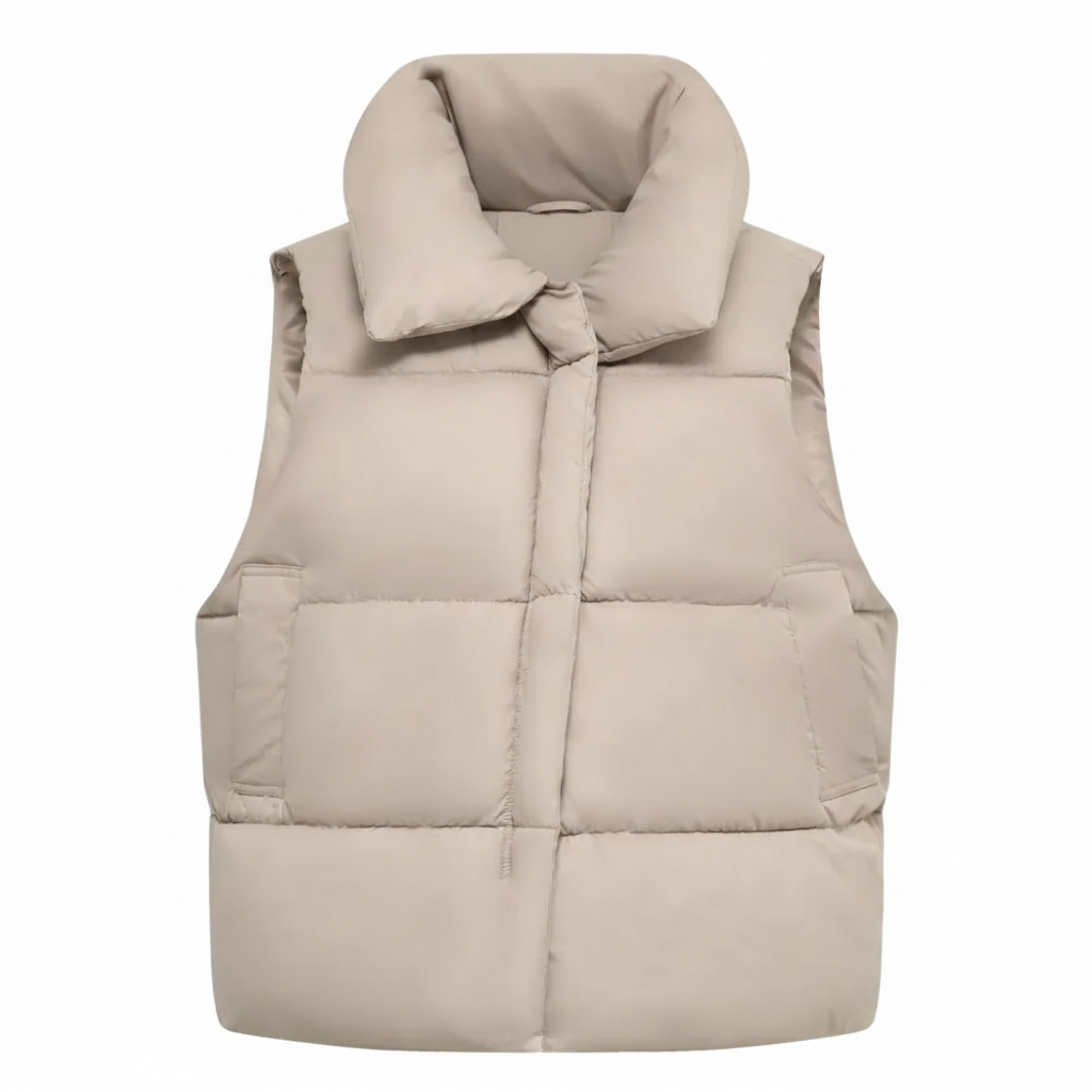 Classic Oversized Sleeveless Puffer Gilet Jacket
