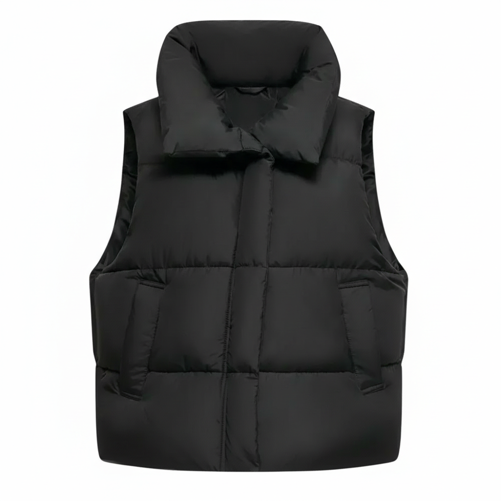 Classic Oversized Sleeveless Puffer Gilet Jacket