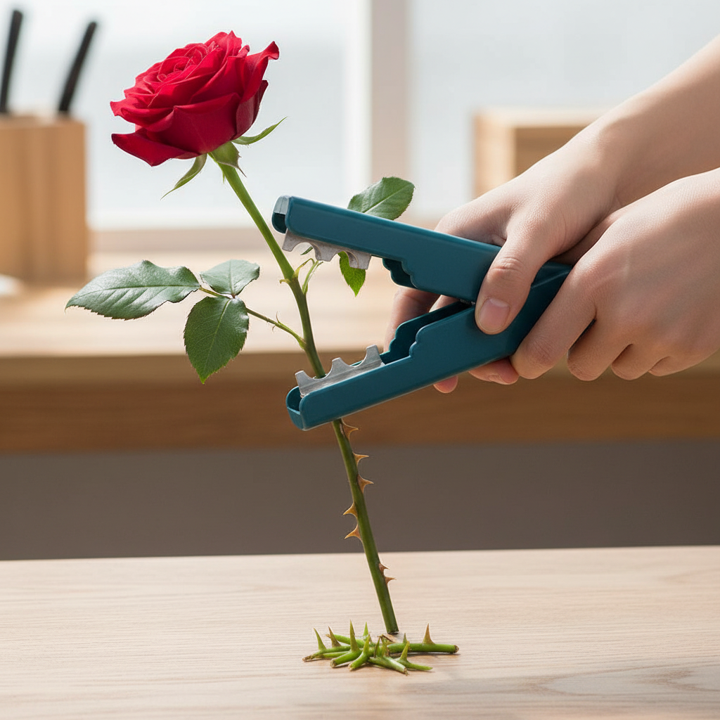 Rose Thorn And Leaf Stripper Gardening Tool For Flower Arrangement
