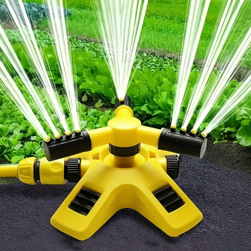 Automatic Lawn Sprinkler System 3 Design For Garden And Rooftop Cooling