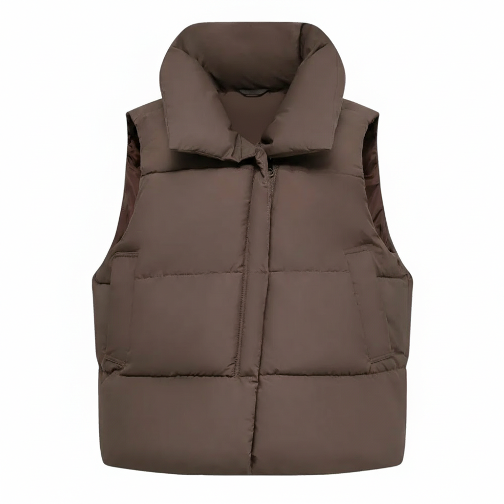 Classic Oversized Sleeveless Puffer Gilet Jacket