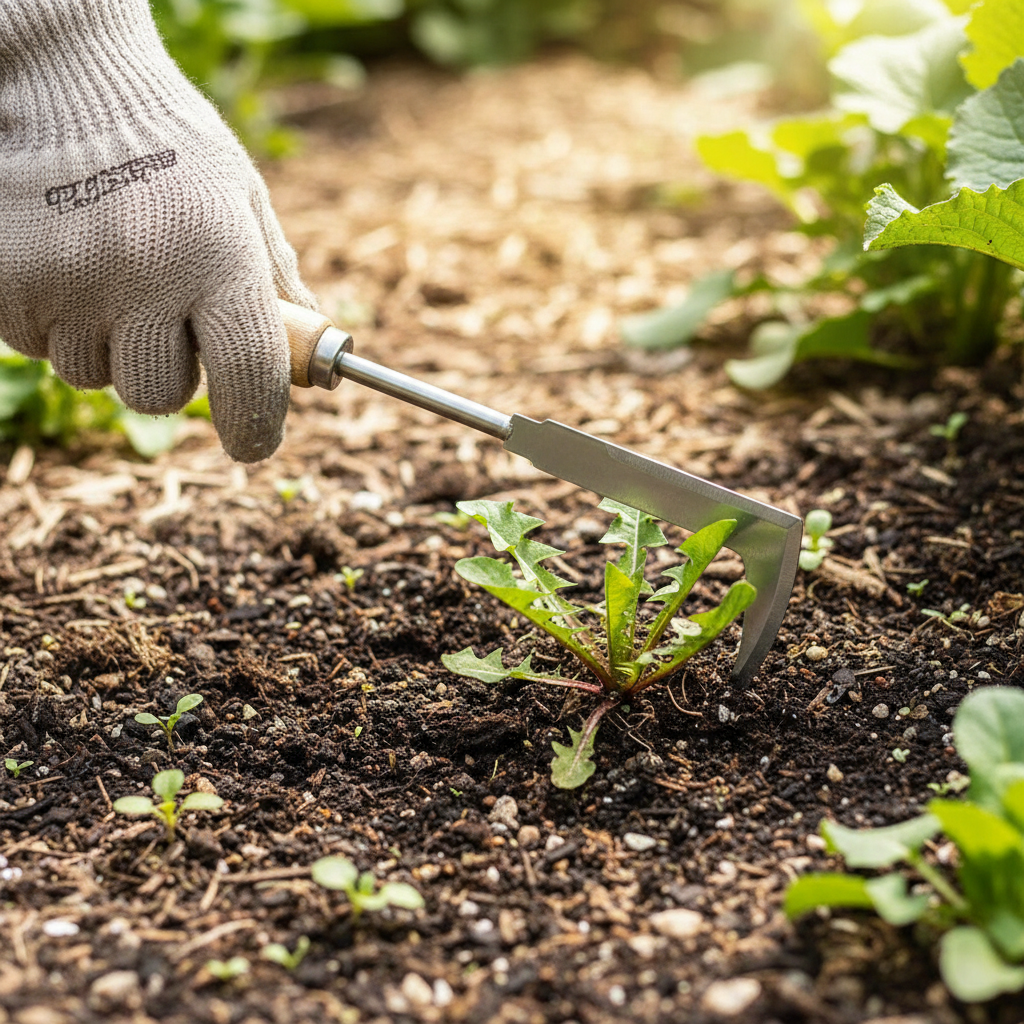 L Shaped Manual Weeding Tool For Agriculture And Bonsai