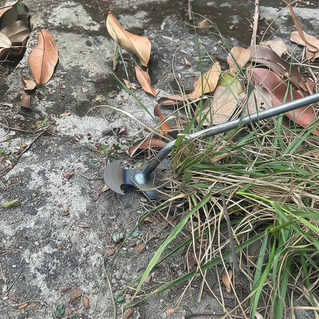 Forged Manganese Steel Long Handle Weeding Tool For Root Removal