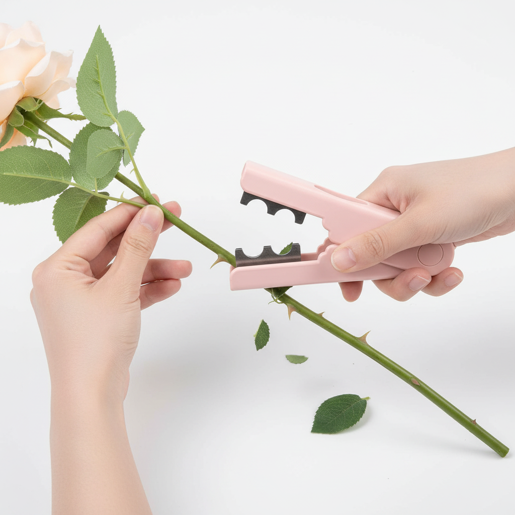 Rose Thorn And Leaf Stripper Gardening Tool For Flower Arrangement