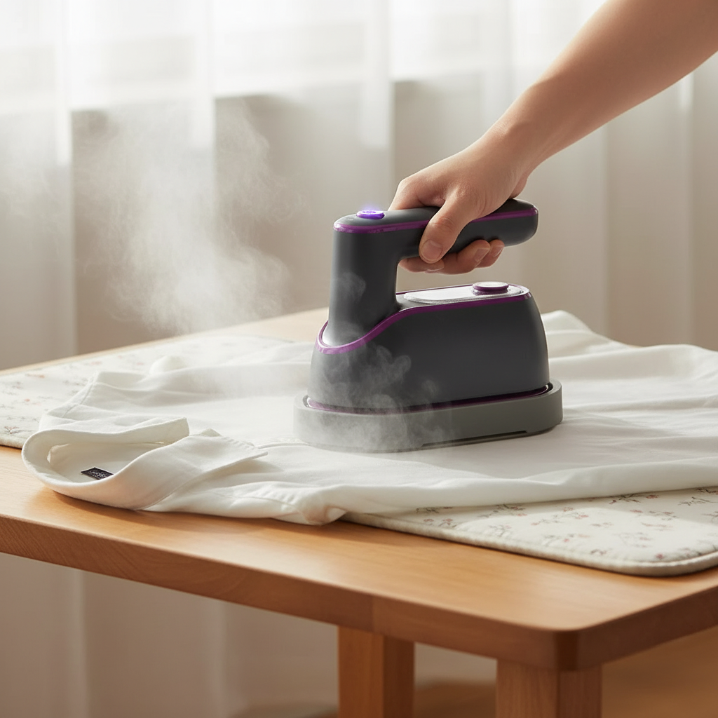 Compact Hybrid Steamer Iron For Travel And Home Garment Care