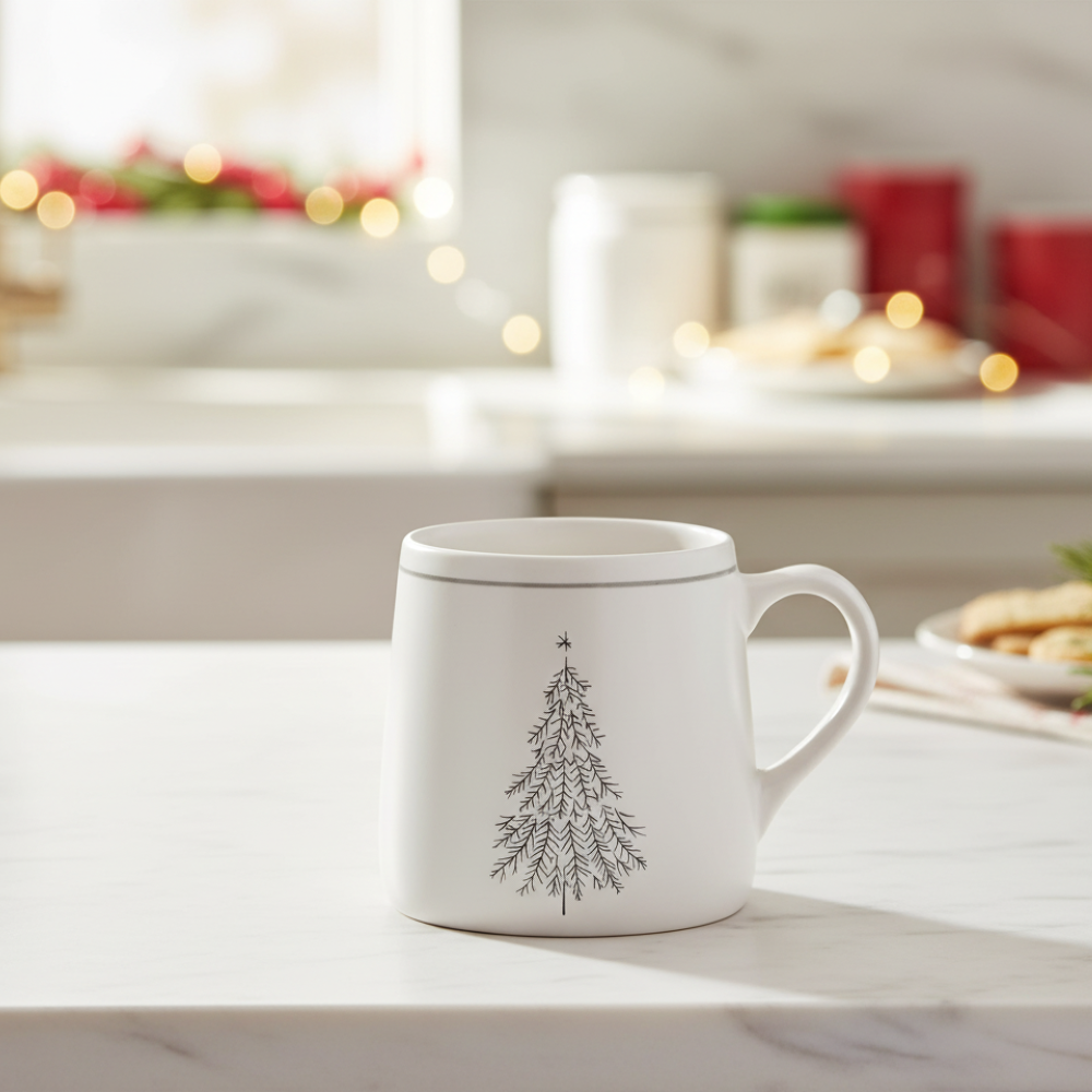 Winter Christmas Tree Mug 