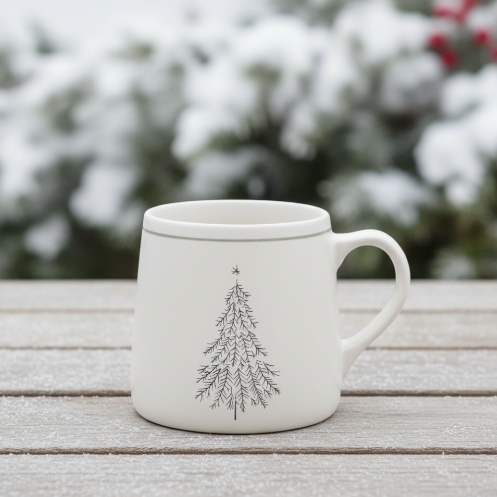 Winter Christmas Tree Mug 