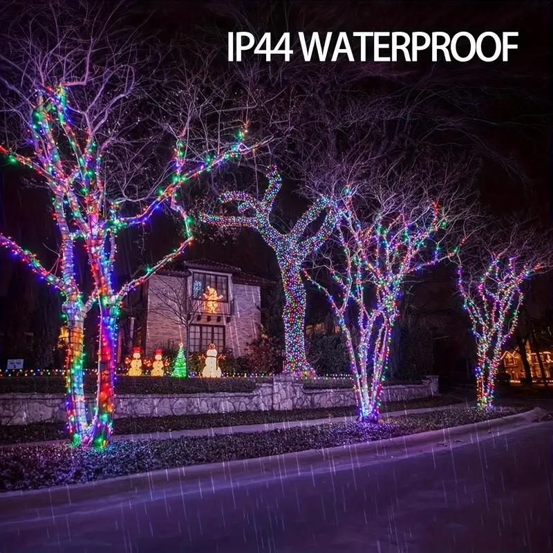Christmas String Lights with Remote Timer and 8 Lighting Modes