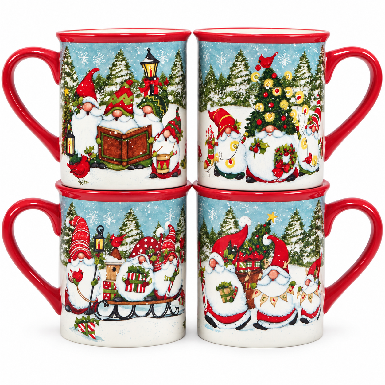 Christmas Gnome Coffee Mugs For Men And Women
