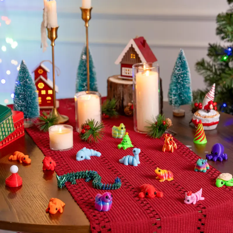 2026 Christmas Advent Calendar With 3D Printed Toys For Kids