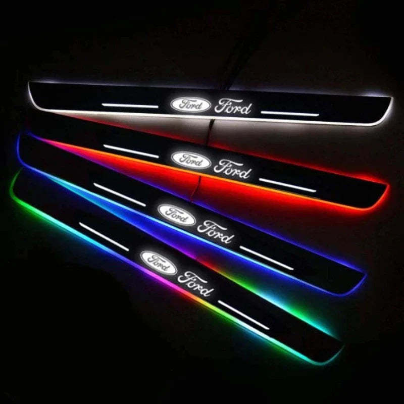 LED Illuminated Ford Door Sills-Amzemart