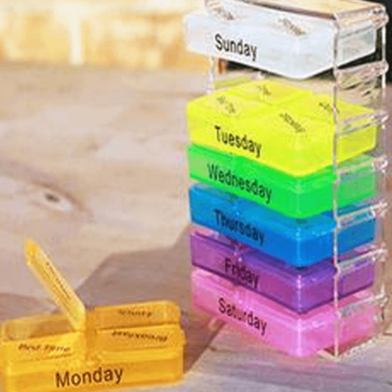 Weekly Pop-Up Pill Organizer - FREE SHIP DEALS