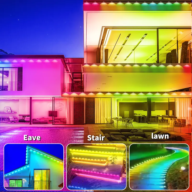 Christmas RGB LED Strip Lights With App And Remote Control