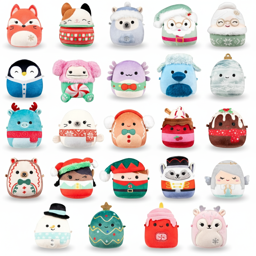 24 Day Holiday Plush Advent Calendar