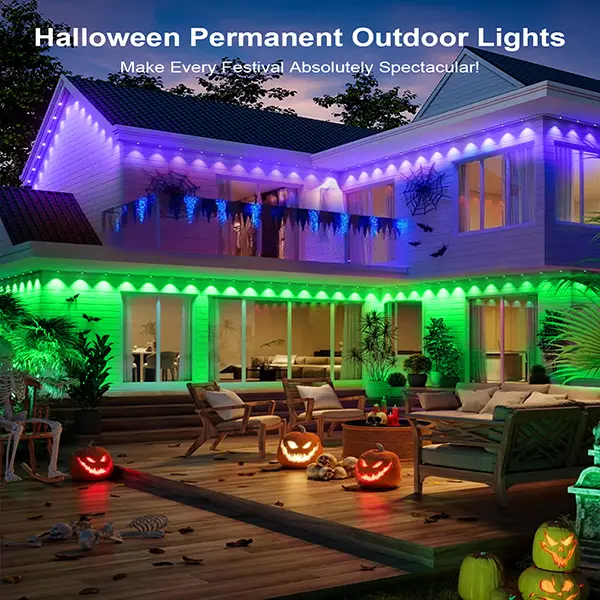 Smart Christmas Eave Lights for Outdoor Decor with App and Remote Control