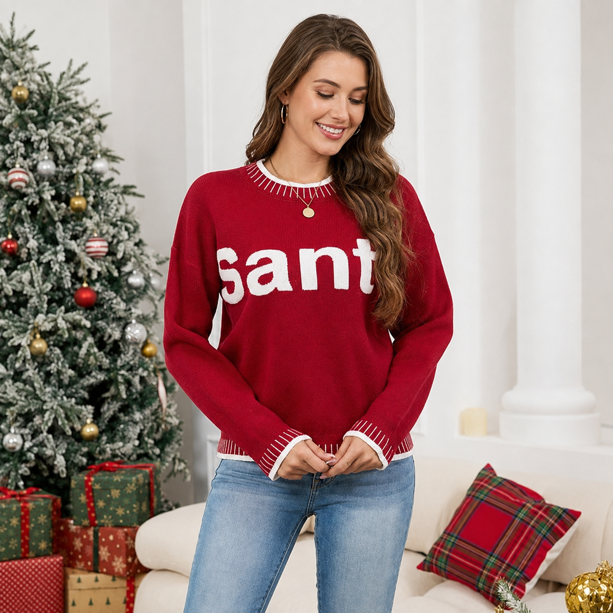 Oversized Christmas Vacation Sweaters For Women