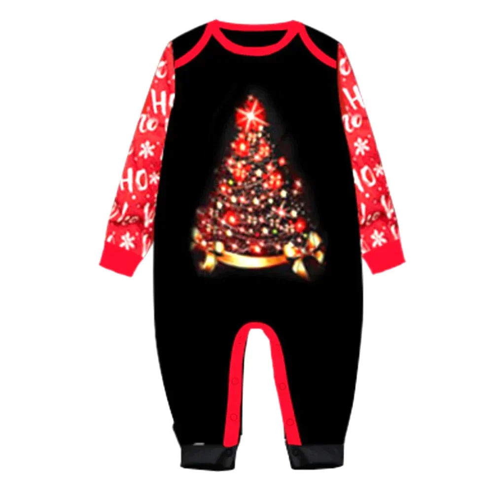 Lit Christmas Tree Family Pajama Set - Amzemart