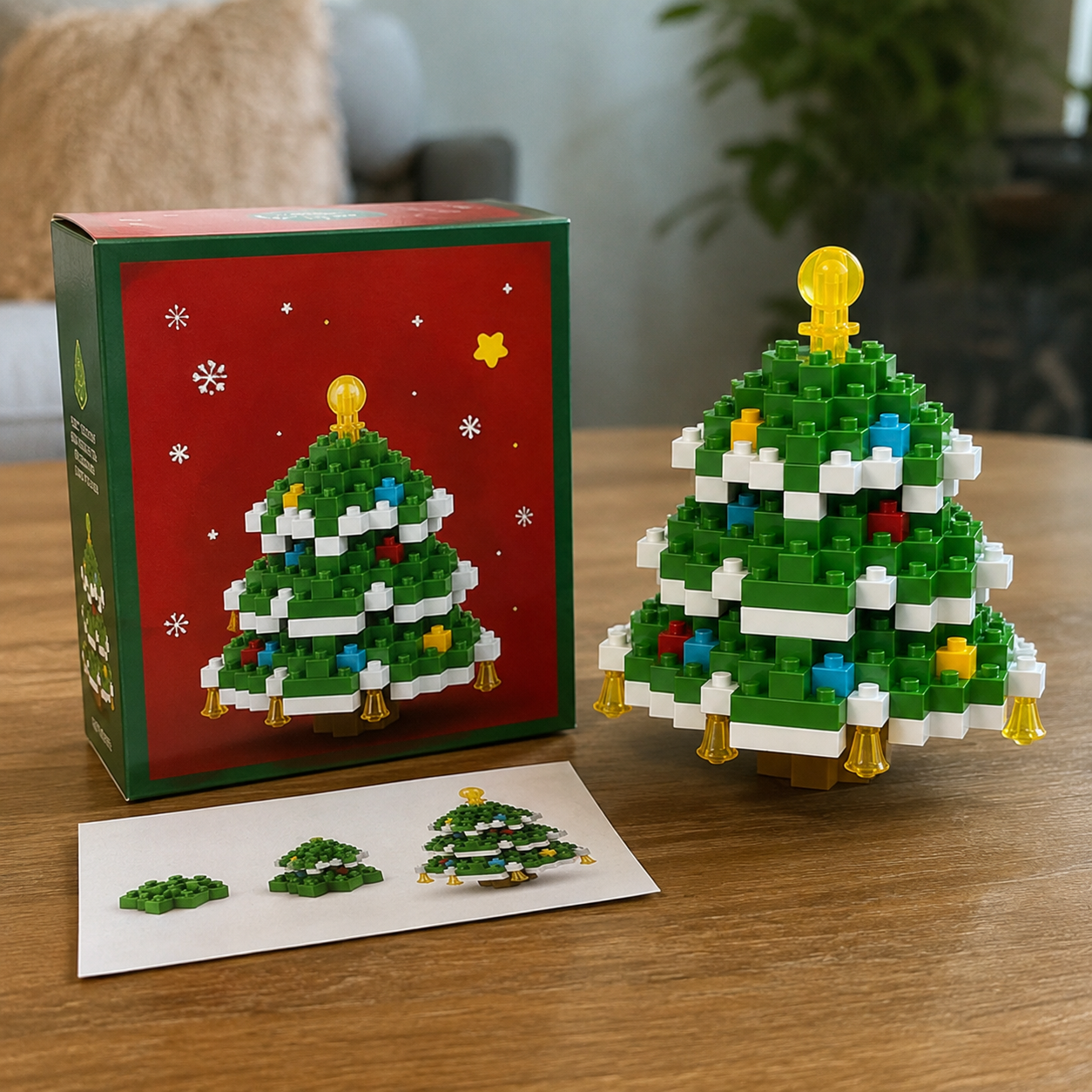 147 Pieces Christmas Tree Building Blocks Set For Kids