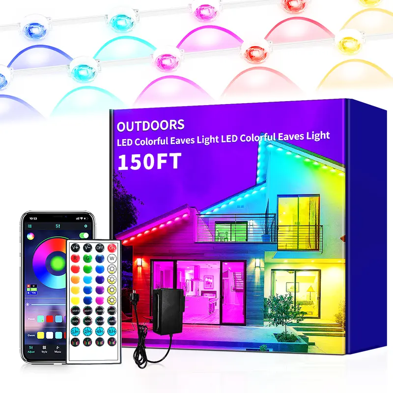 Christmas RGB LED Strip Lights With App And Remote Control