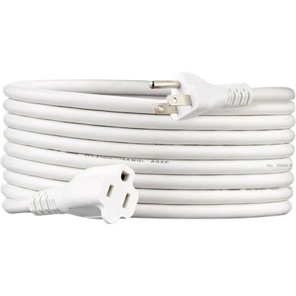 Indoor Extension Power Cord With Flat Plug