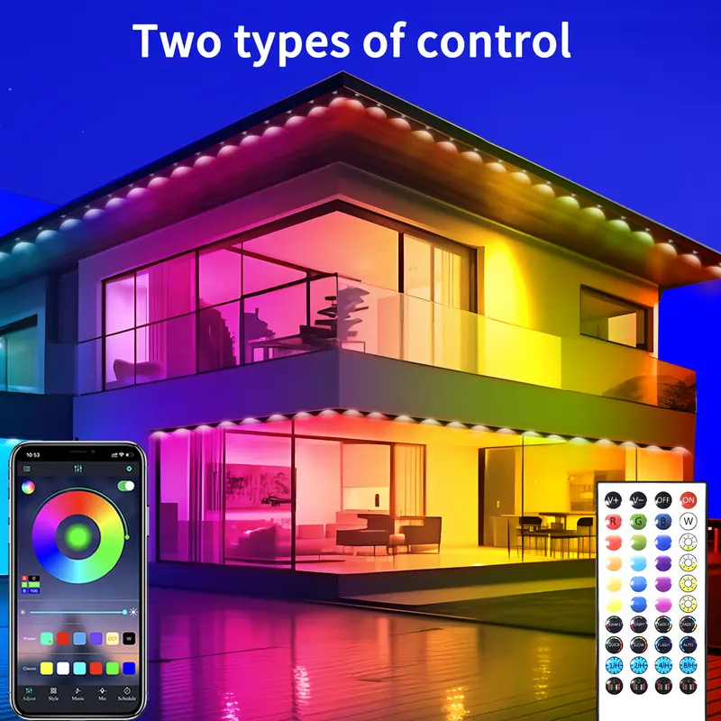 Christmas RGB LED Strip Lights With App And Remote Control