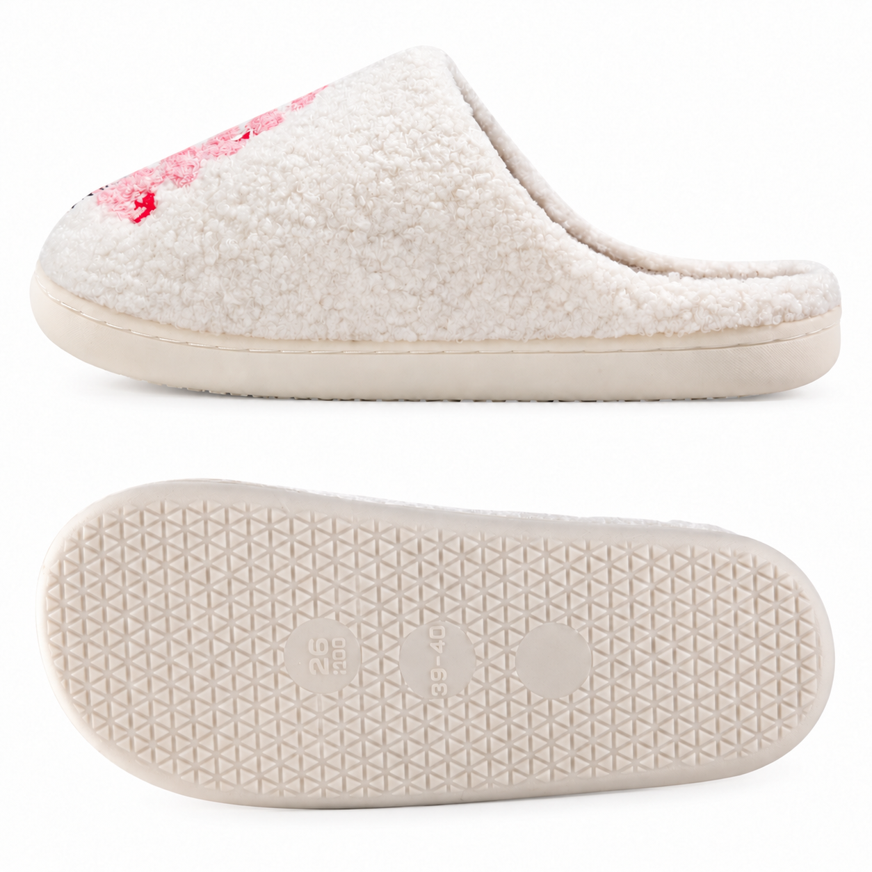 Christmas Memory Foam Winter House Slippers For Women And Men