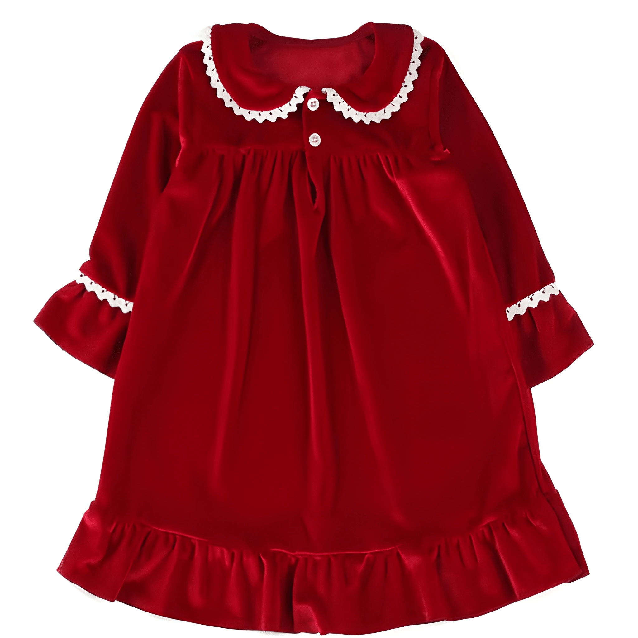 Ruffle Collar Long Sleeve dress