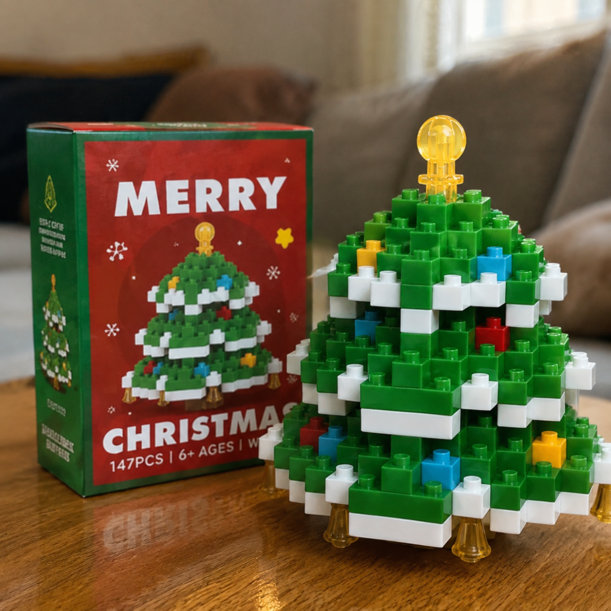 147 Pieces Christmas Tree Building Blocks Set For Kids