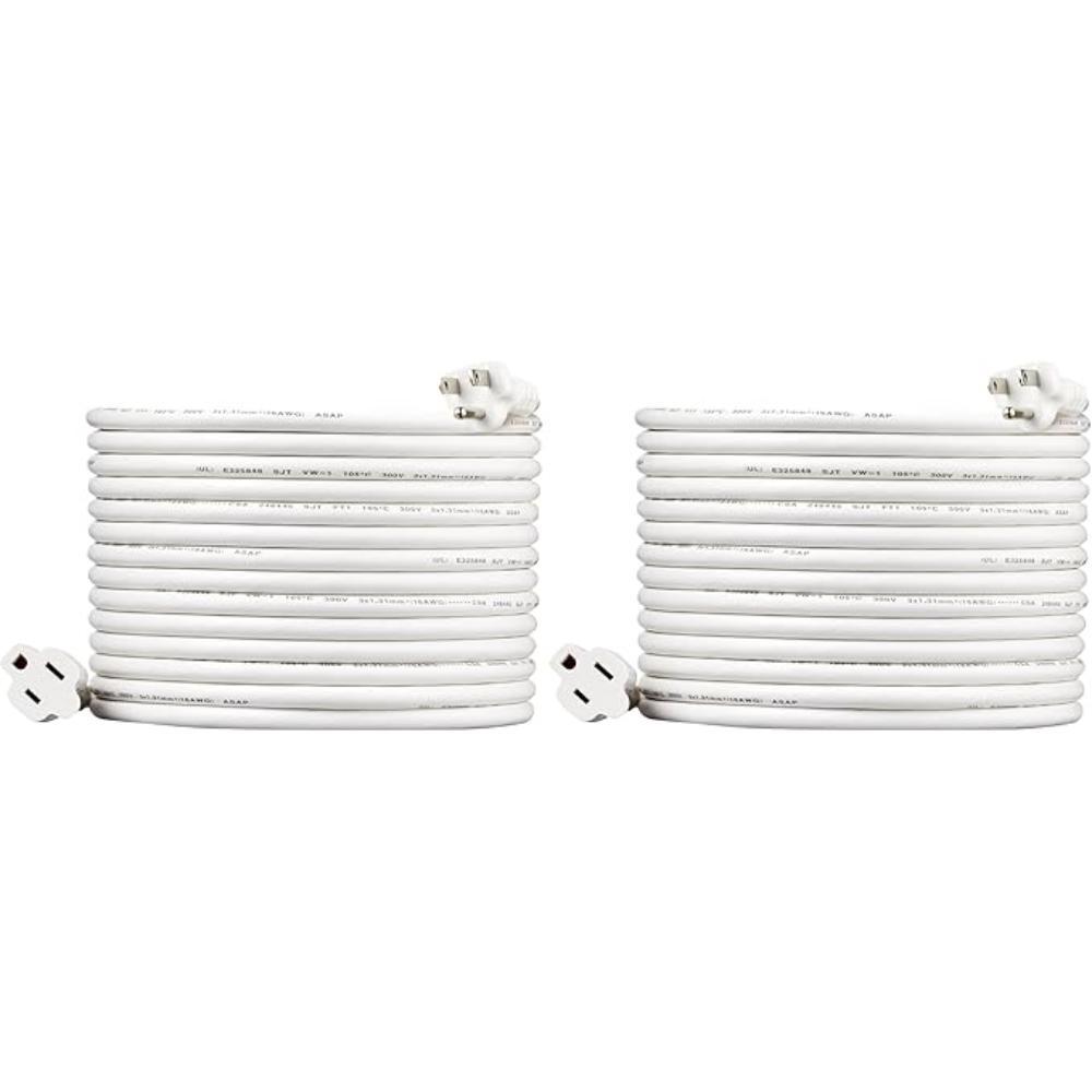 Indoor Extension Power Cord With Flat Plug