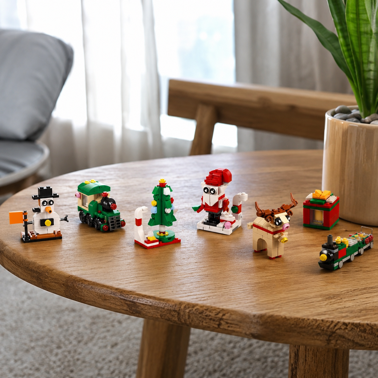 24 Days Christmas Countdown Building Blocks